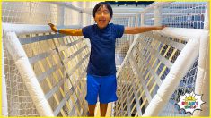 Ryan plays at Indoor Playground in Hawaii!