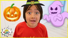 Ryan’s Halloween Funny Stories and Challenges for kids!