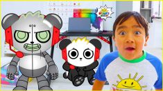 Robo Combo Sneak into Ryan’s House 1 hr kids video!