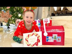 Nastya writes a letter to Santa Claus