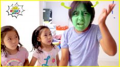 Ryan Becomes a Monster Pretend Play with Emma and Kate!