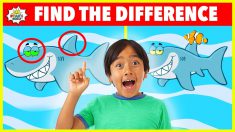 Spot The Difference Game for Kids with Ryan!