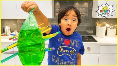 Top 5 Easy Science Experiments for kids to do at home with Ryan’s World!