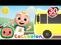The Wheels on the Bus Dance | CoComelon Nursery Rhymes & Kids Songs – Dance Party