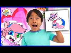 Learn How to Draw Cat Alpha Lexa for kids!