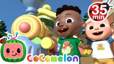 Play Outside At The Train Park Song + More Nursery Rhymes & Kids Songs – CoComelon