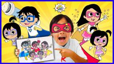 Learn how to draw Superheroes Titan Family for kids!