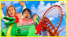 Fun Kids Rides at Legoland Amusement Park and Hotel with Ryan’s World!