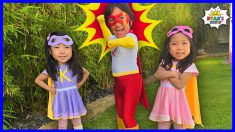 Ryan’s Superhero Titan Family Adventure and more!