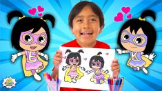 Learn how to draw Emma and Kate Superhero Kids!