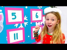 Nastya and Dad open the Advent calendar and other Christmas stories