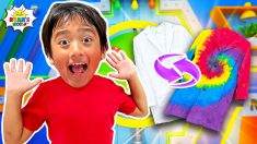 How to Tie Dye with Markers with Ryan’s World!