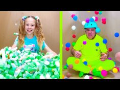 Nastya Mystery Colored Boxes Challenge and other funny kids stories
