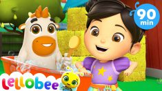 Down by the Lellobee Farm! + More Nursery Rhymes & Kids Songs – Lellobee by CoComelon