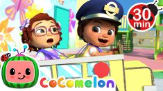 Wheels on the Bus (Playground) + More Nursery Rhymes & Kids Songs – CoComelon