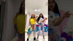 Nastya and Evelyn – funny dance