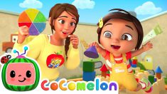 Colors Song with Nina and Miss Appleberry | CoComelon Nursery Rhymes & Kids Songs