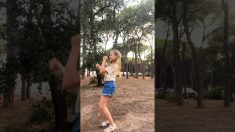 Nastya dances with Max and Katy